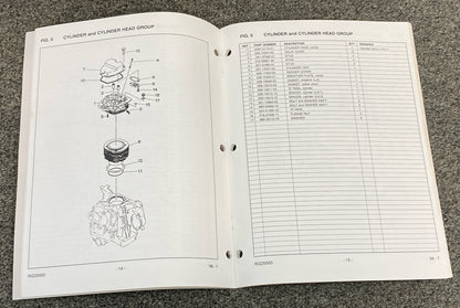 NEW GENUINE SUBARU ROBIN PUB-GP1204 PARTS MANUAL FOR RGD5000 GENERATOR