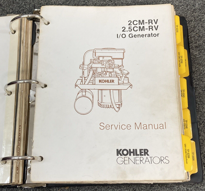 QTY 10 GENUINE KOHLER RV/MOBILE GENERATORS SERVICE MANUALS & ADD'L INFORMATION