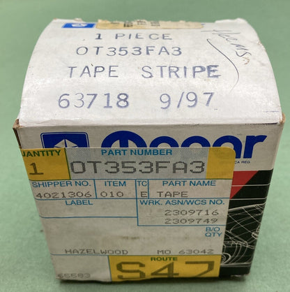 NEW GENUINE CHRYSLER 0T353FA3 TAPE STRIPE '84-'90 CHRYLSER/DODGE BODY SILVER