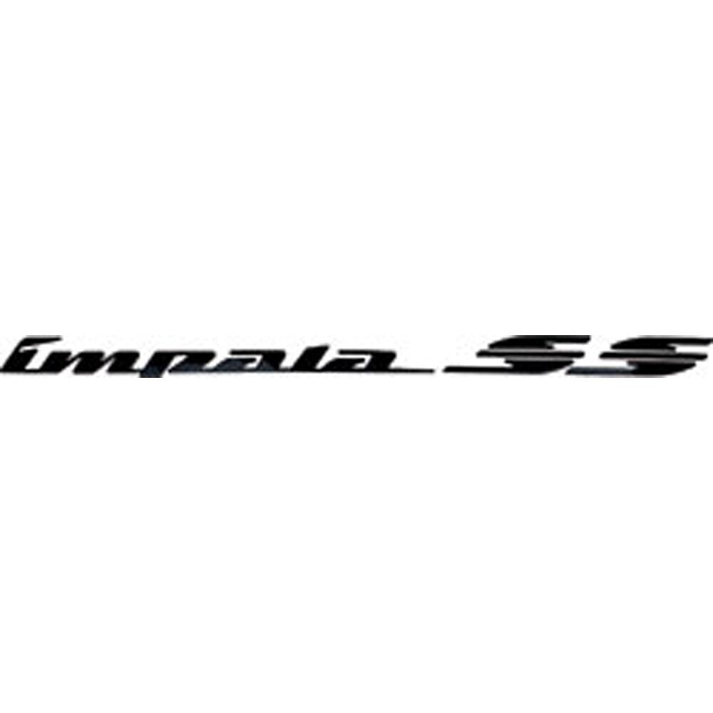 NEW GENUINE GM 10248742 EMBLEM BADGE NAMEPLATE BLACK IMPALA SS