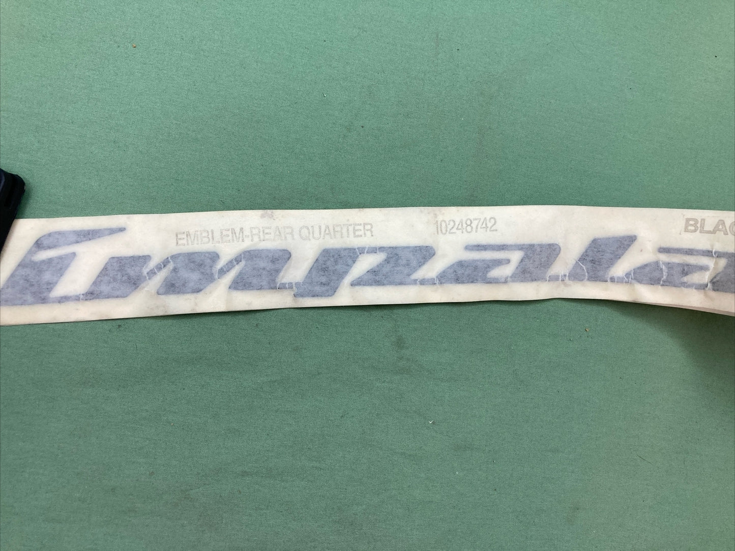 NEW GENUINE GM 10248742 EMBLEM BADGE NAMEPLATE BLACK IMPALA SS