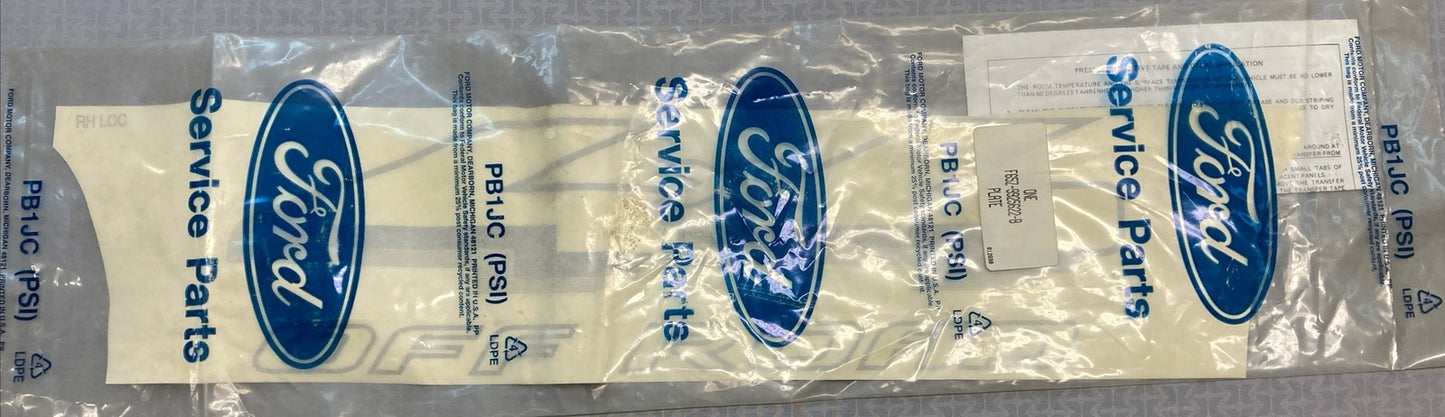 NEW GENUINE FORD F65Z-9925622-B "4X4 OFF ROAD" TAPE DECAL '97-'00 F-150 & F-250