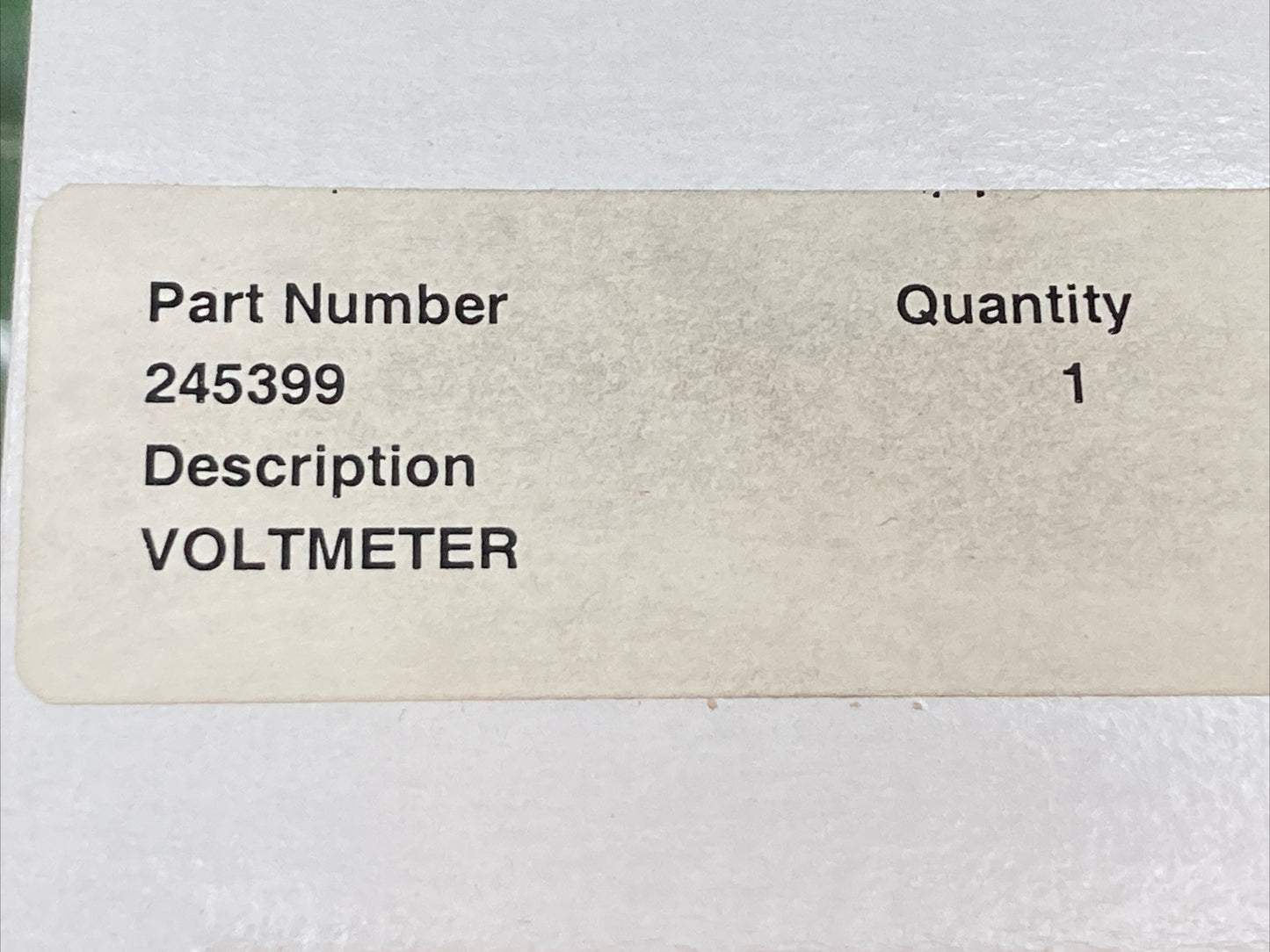 NEW GENUINE KOHLER 245399-S VOLTMETER