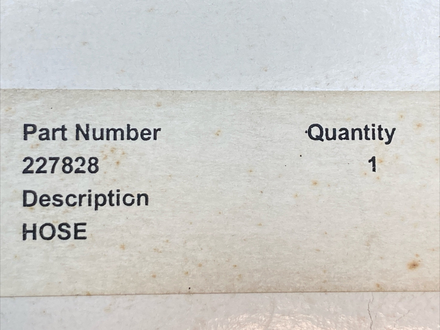 NEW GENUINE KOHLER 227828 HOSE molded air intake 1.29" id