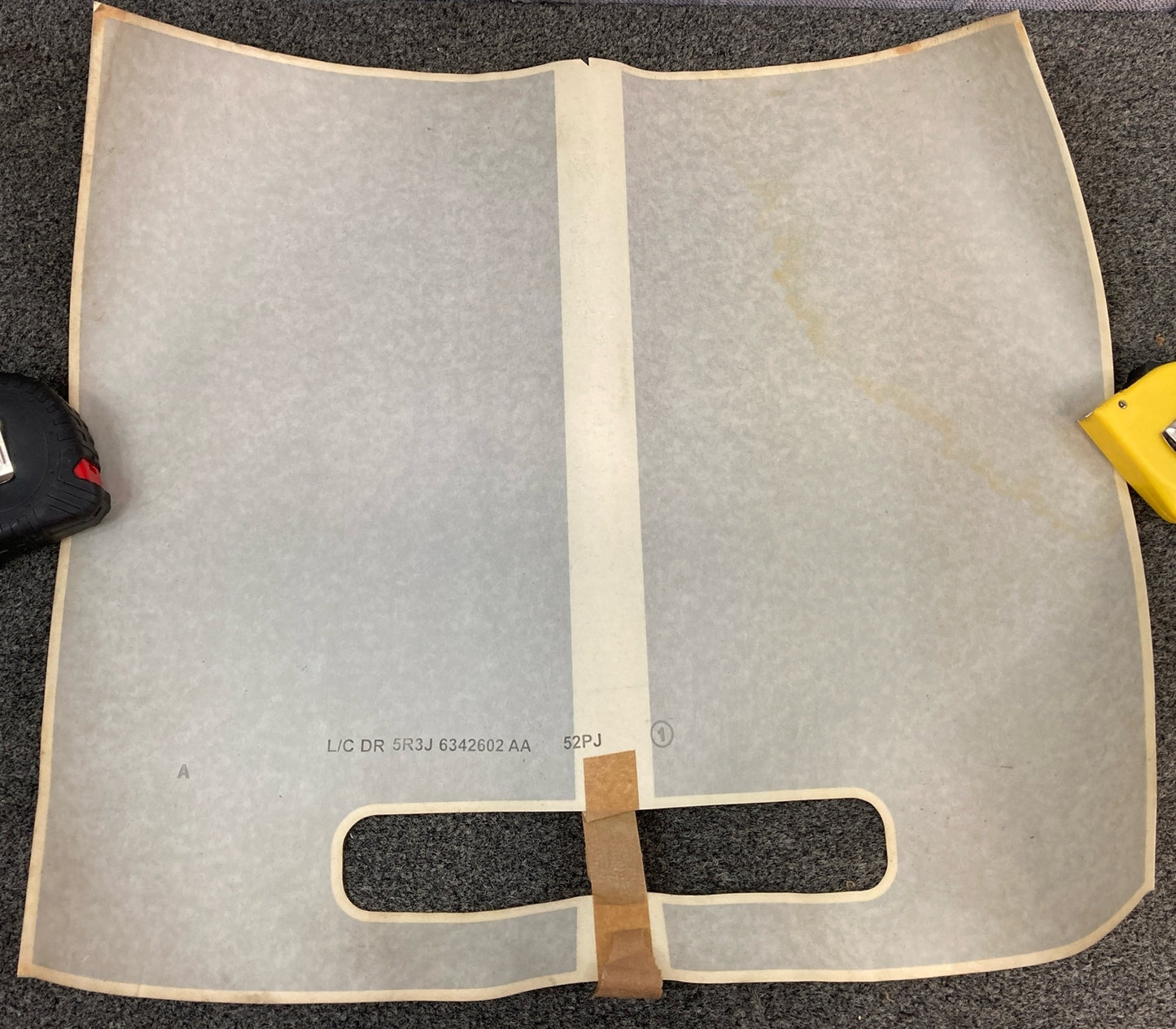 NEW GENUINE FORD 5R3J 6342602 AA SCOOP  HOOD DECAL BLACK OUT