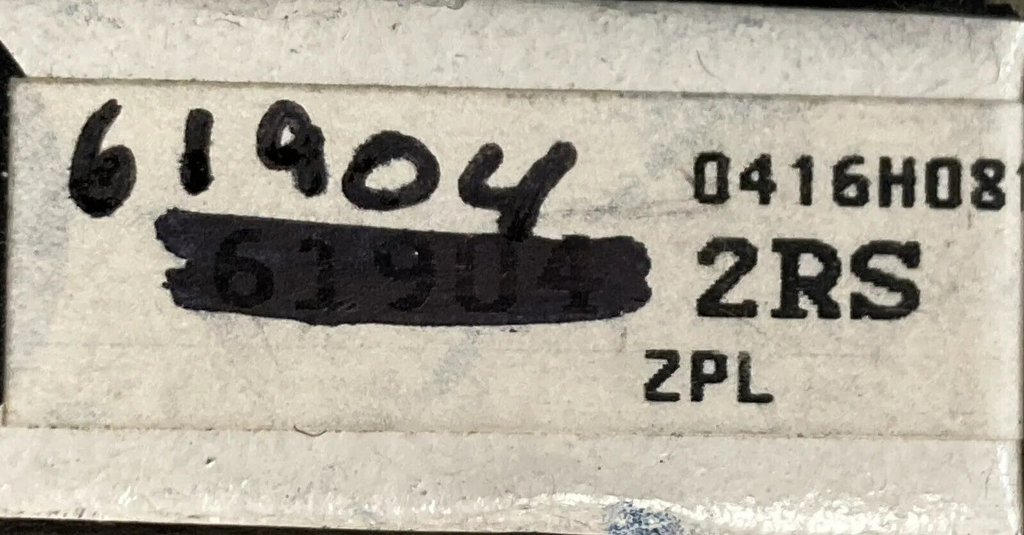 NEW BEARINGS LIMITED 61904-2RS BEARING 20mm x 37mm x 9mm