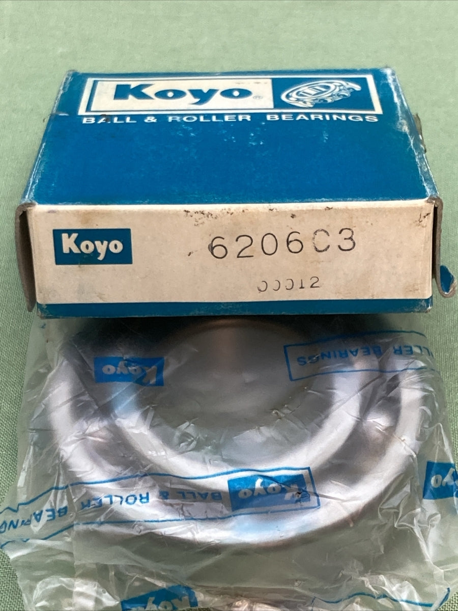 NEW GENUINE KOYO 6206C3 BEARING BG136U