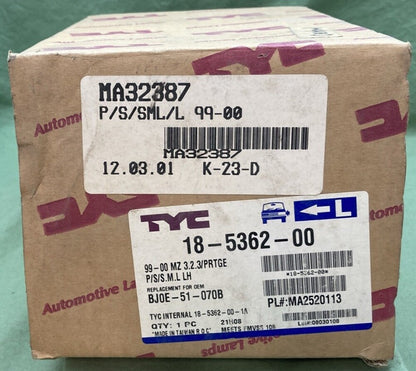 NEW TYC 18-5362-00 TURN SIGNAL/MARKER LIGHT '99-'00 MAZDA PROTEGE