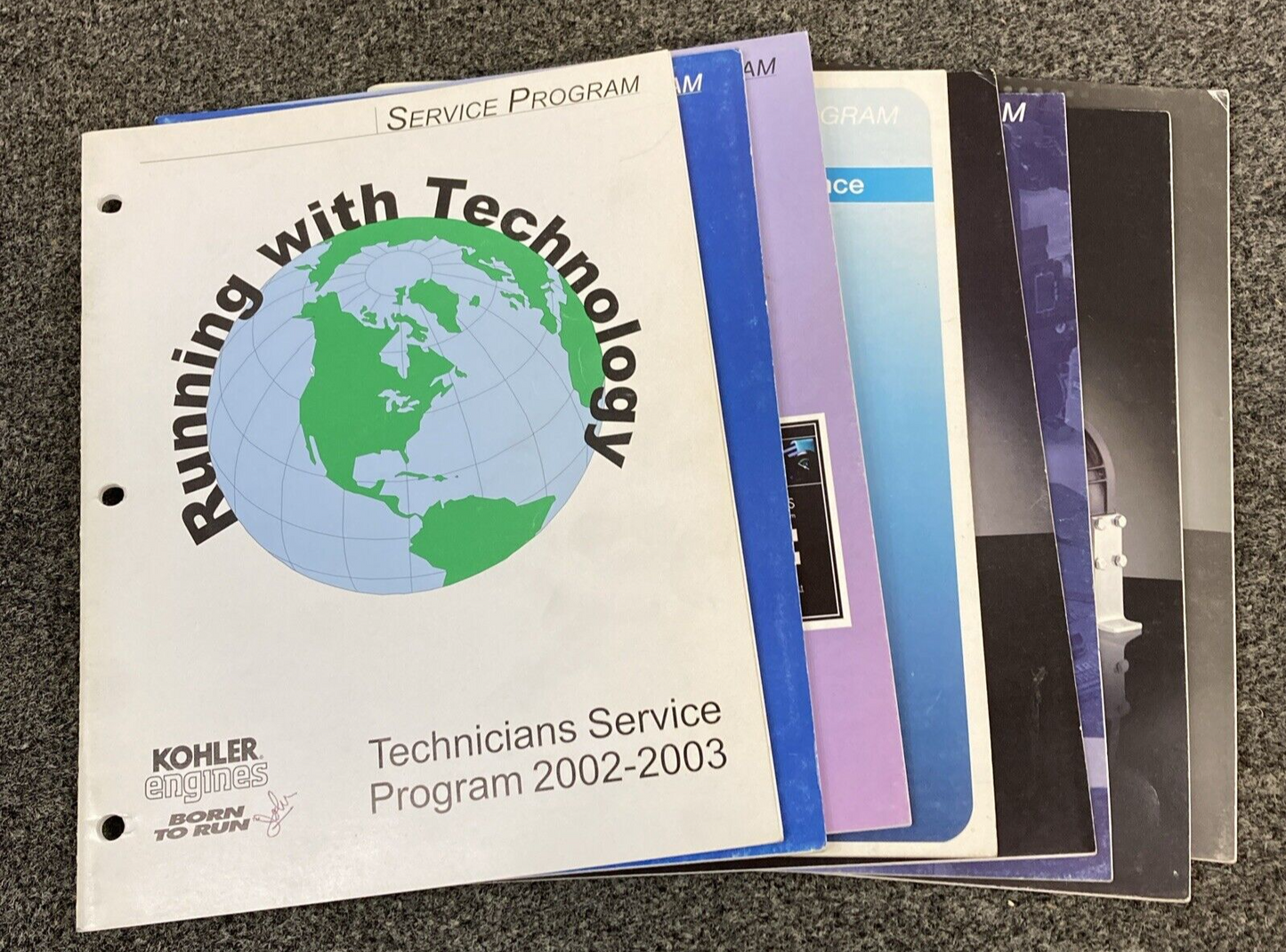 QTY 8 GENUINE KOHLER ENGINES 2002-2010 TECHNICIANS SERVICE PROGRAMS