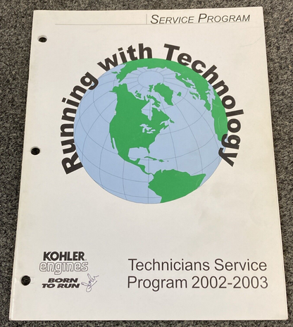 QTY 8 GENUINE KOHLER ENGINES 2002-2010 TECHNICIANS SERVICE PROGRAMS