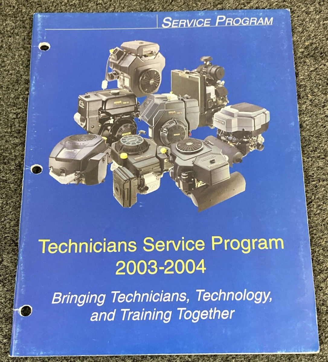 QTY 8 GENUINE KOHLER ENGINES 2002-2010 TECHNICIANS SERVICE PROGRAMS