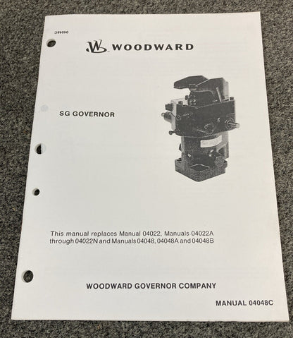 WOODWARD 04048C SG GOVERNOR MANUAL