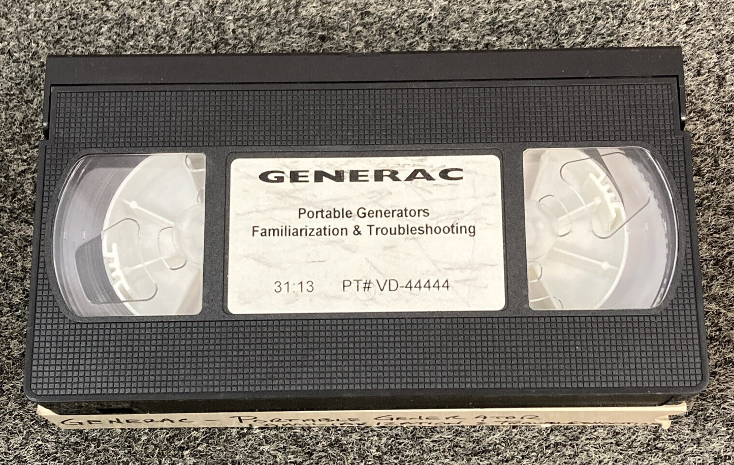 QTY 4 GENERAC VD-22222 VD111111 VD-44444 & RV GENERATORS NP SERIES VHS VIDEOS