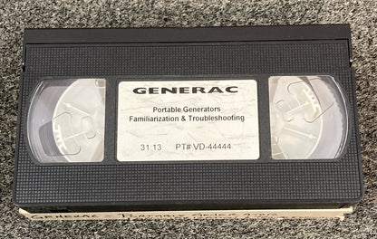 QTY 4 GENERAC VD-22222 VD111111 VD-44444 & RV GENERATORS NP SERIES VHS VIDEOS