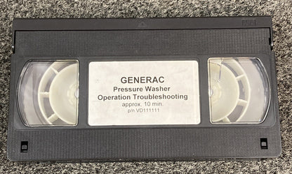 QTY 4 GENERAC VD-22222 VD111111 VD-44444 & RV GENERATORS NP SERIES VHS VIDEOS
