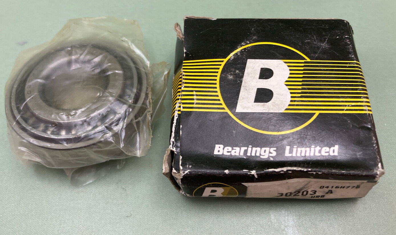 NEW BEARINGS LIMITED 30203A TAPERED ROLLER BEARING BG162 17X40X12MM