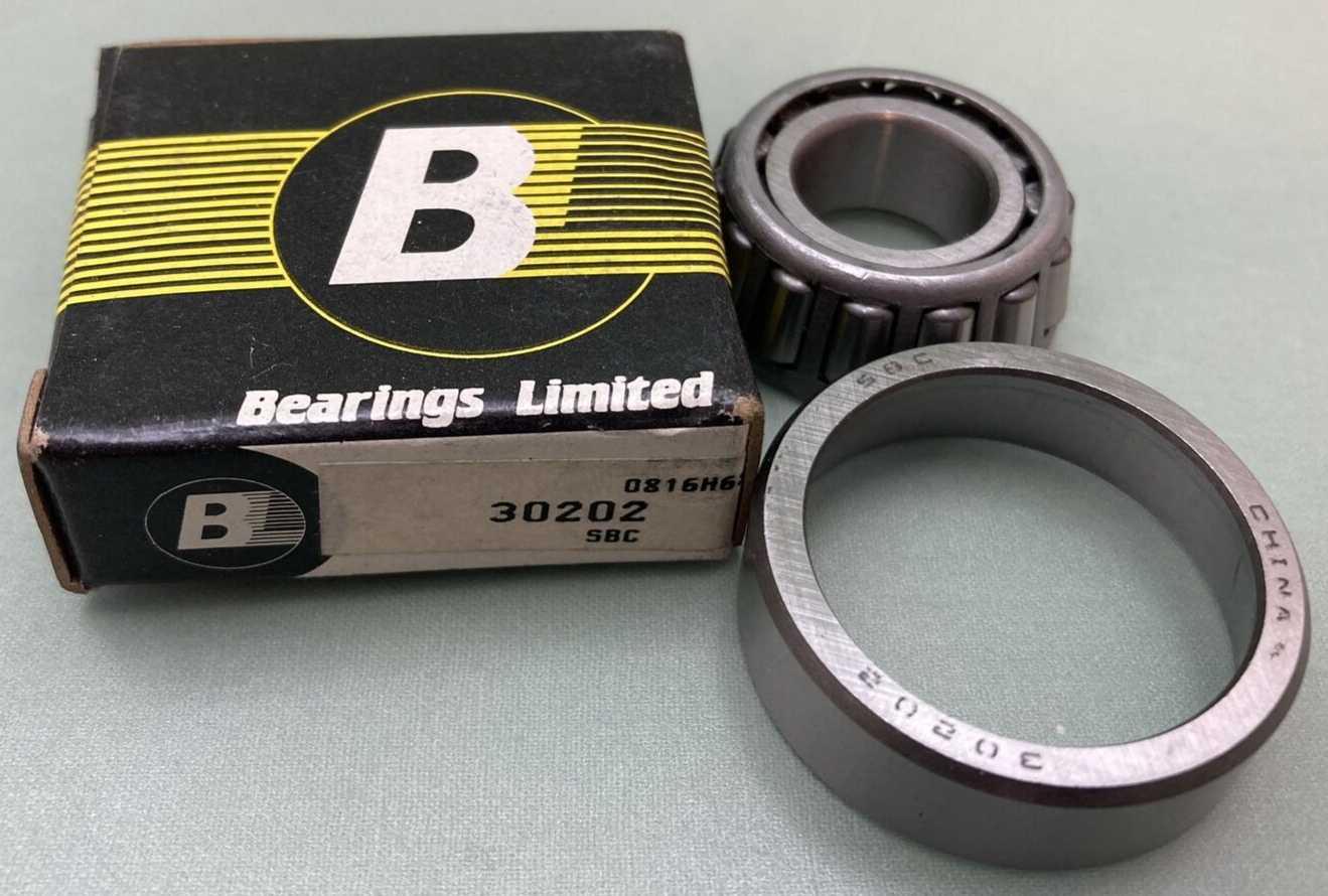 NEW BEARINGS LIMITED 30202 TAPERED ROLLER BEARING BG162 15X35X12MM