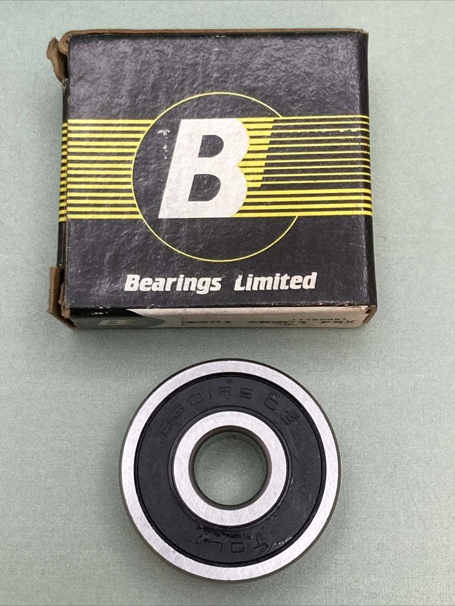 QTY 2 NEW BEARINGS LIMITED 6301-2RSC3 PRX DBL SEALED BEARING