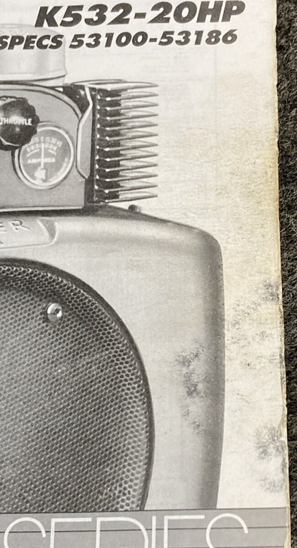 KOHLER ENGINES TP-2419 LOOSE-LEAF PARTS MANUAL FOR K482 K532