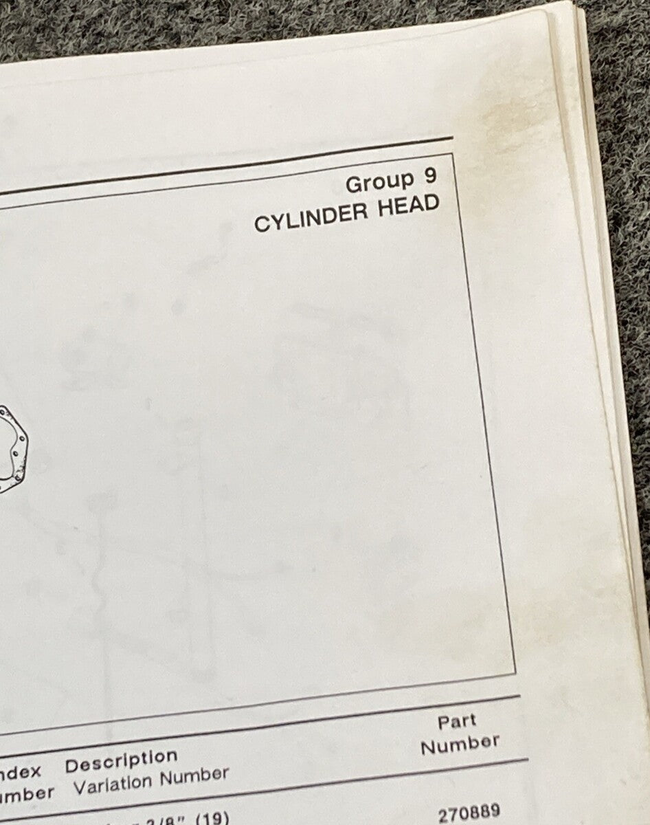 KOHLER ENGINES TP-2419 LOOSE-LEAF PARTS MANUAL FOR K482 K532