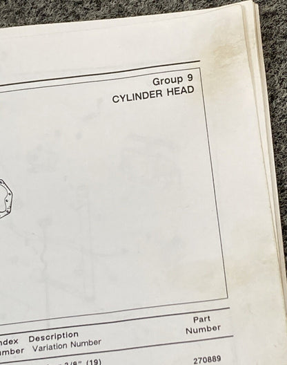 KOHLER ENGINES TP-2419 LOOSE-LEAF PARTS MANUAL FOR K482 K532