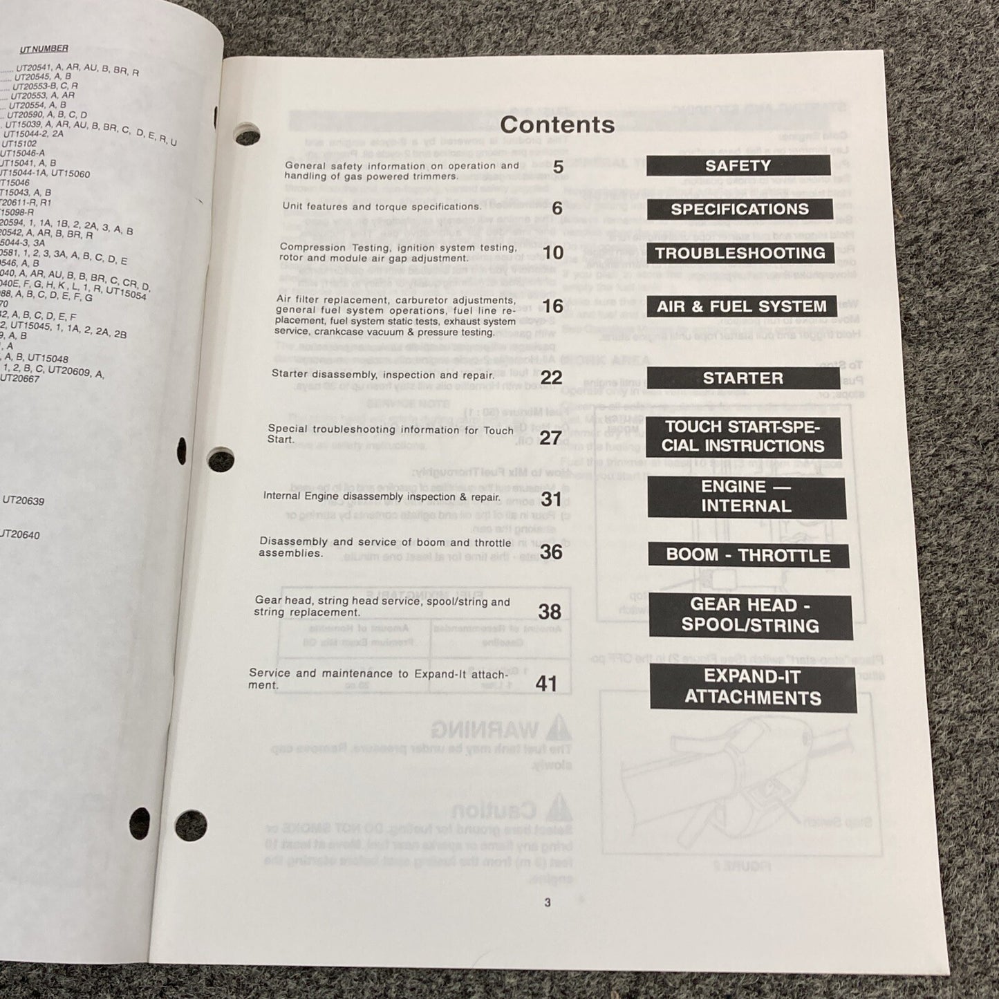 QTY 2 HOMELITE ST01371-1 ST01369-1 DEALER SERVICE GUIDES 1998
