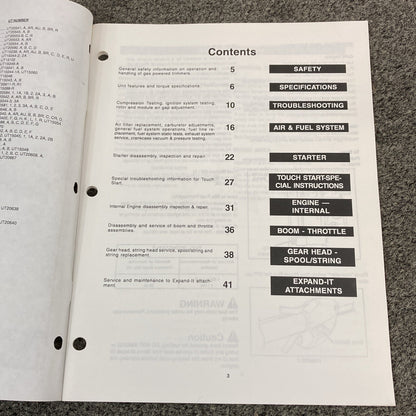 QTY 2 HOMELITE ST01371-1 ST01369-1 DEALER SERVICE GUIDES 1998