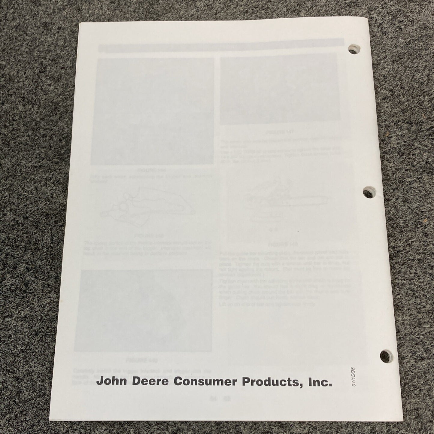 QTY 2 HOMELITE ST01371-1 ST01369-1 DEALER SERVICE GUIDES 1998