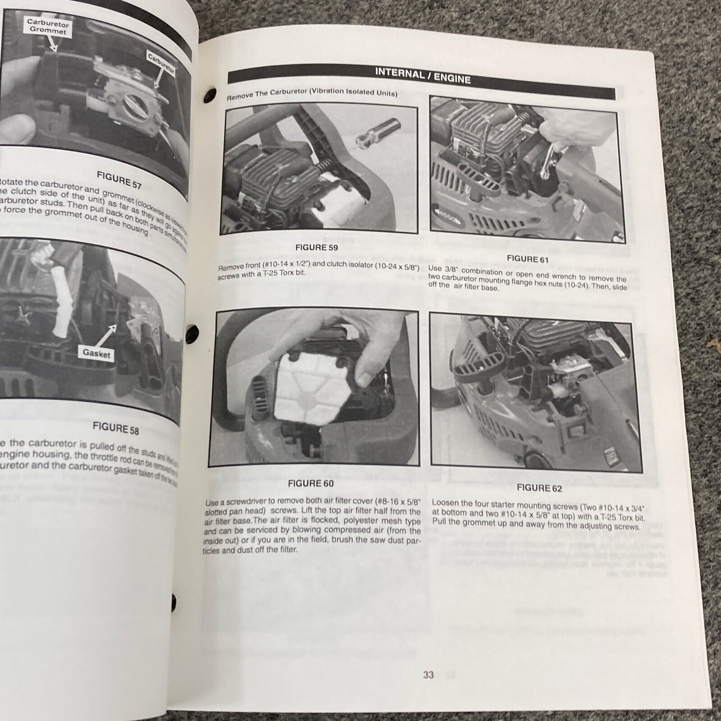 QTY 2 HOMELITE ST01371-1 ST01369-1 DEALER SERVICE GUIDES 1998