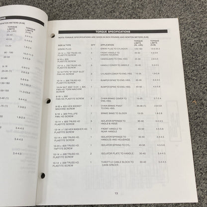 QTY 2 HOMELITE ST01371-1 ST01369-1 DEALER SERVICE GUIDES 1998