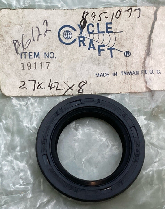 NEW CYCLE CRAFT 19117 METRIC OIL SEAL 27X42X8