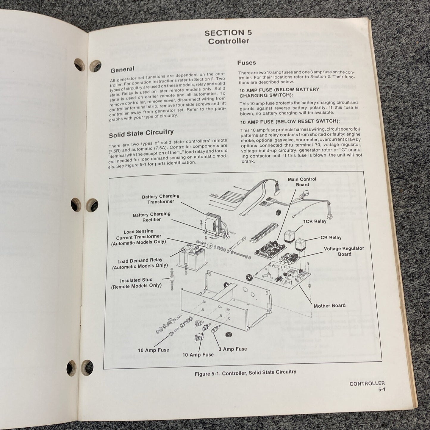 KOHLER MARINE GENERATOR TP-5043 SERVICE MANUAL MODELS 7.5A 7.5R