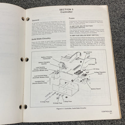 KOHLER MARINE GENERATOR TP-5043 SERVICE MANUAL MODELS 7.5A 7.5R