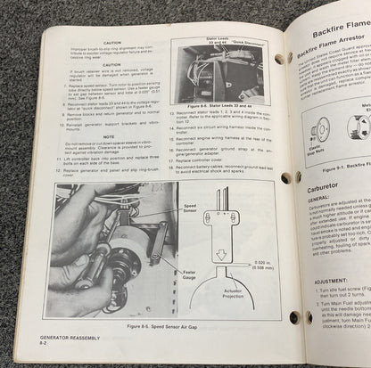 KOHLER MARINE GENERATOR TP-5043 SERVICE MANUAL MODELS 7.5A 7.5R