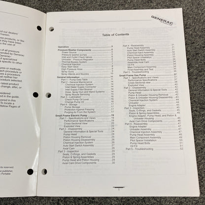 GENERAC B3277-0 PRESSURE WASHER FAMILIARIZATION & TROUBLESHOOTING GUIDE
