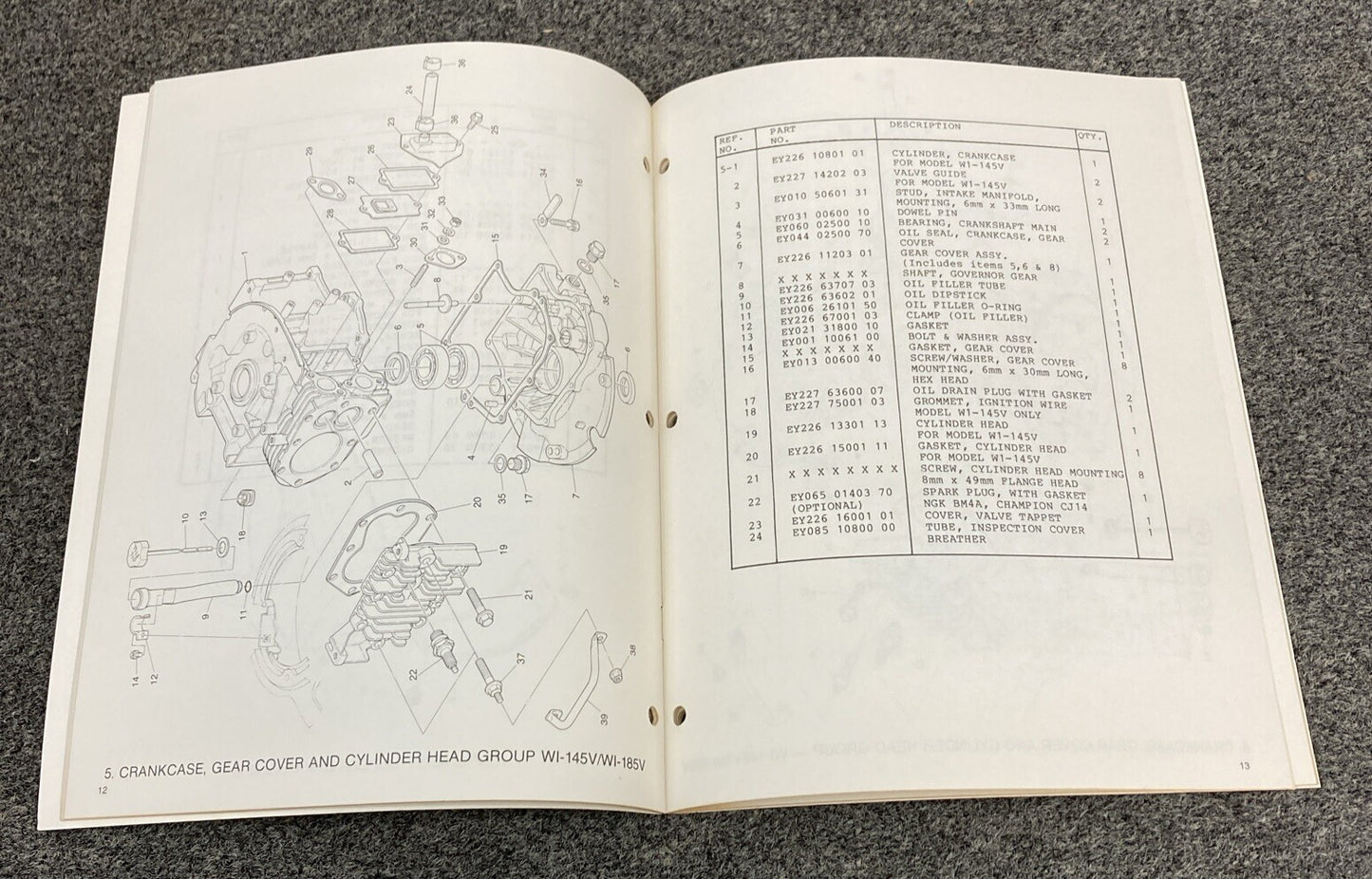 WISCONSIN TELEDYNE TOTAL POWER TTP-30005 ILLISTRATED PARTS CATALOG