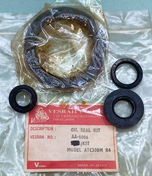 NEW VESRAH AA-1006 4 PCS OIL SEAL KIT HONDA ATC200M 84