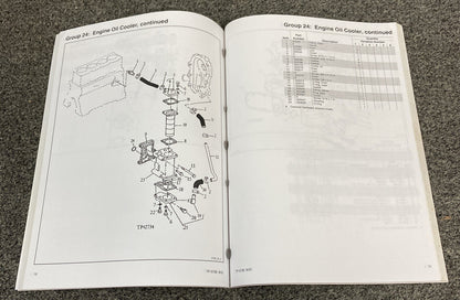 QTY 6 KOHLER INDUSTRIAL/MARINE GENERATOR SETS SERVICE PARTS/PARTS CATALOG