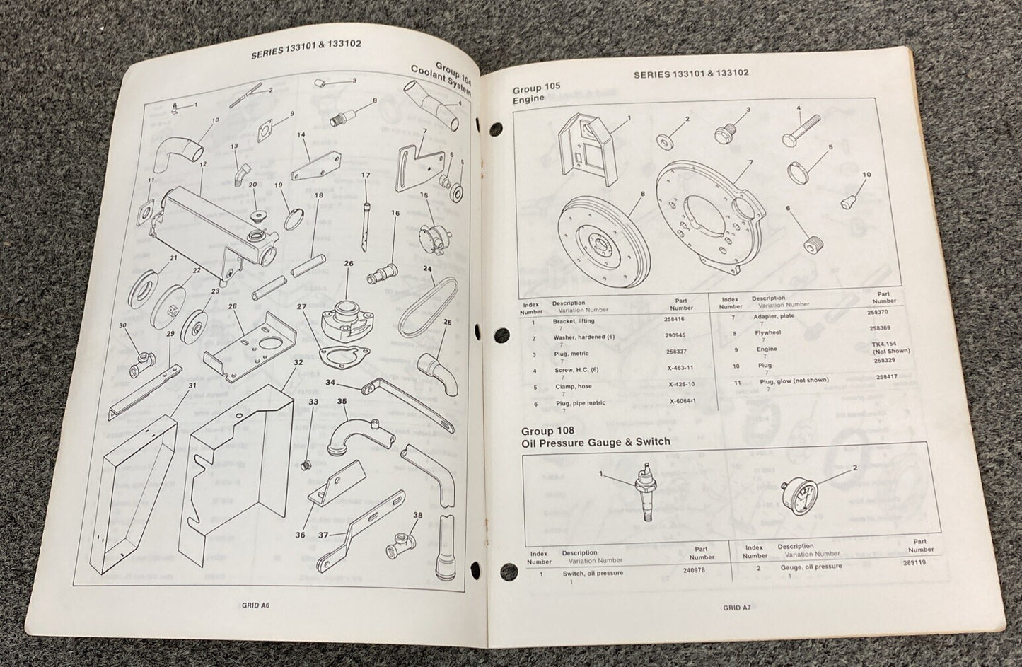 KOHLER GENERATORS TP-5229 TP-5231 TP-5253 SERVICE PARTS/PARTS LISTING MANUALS
