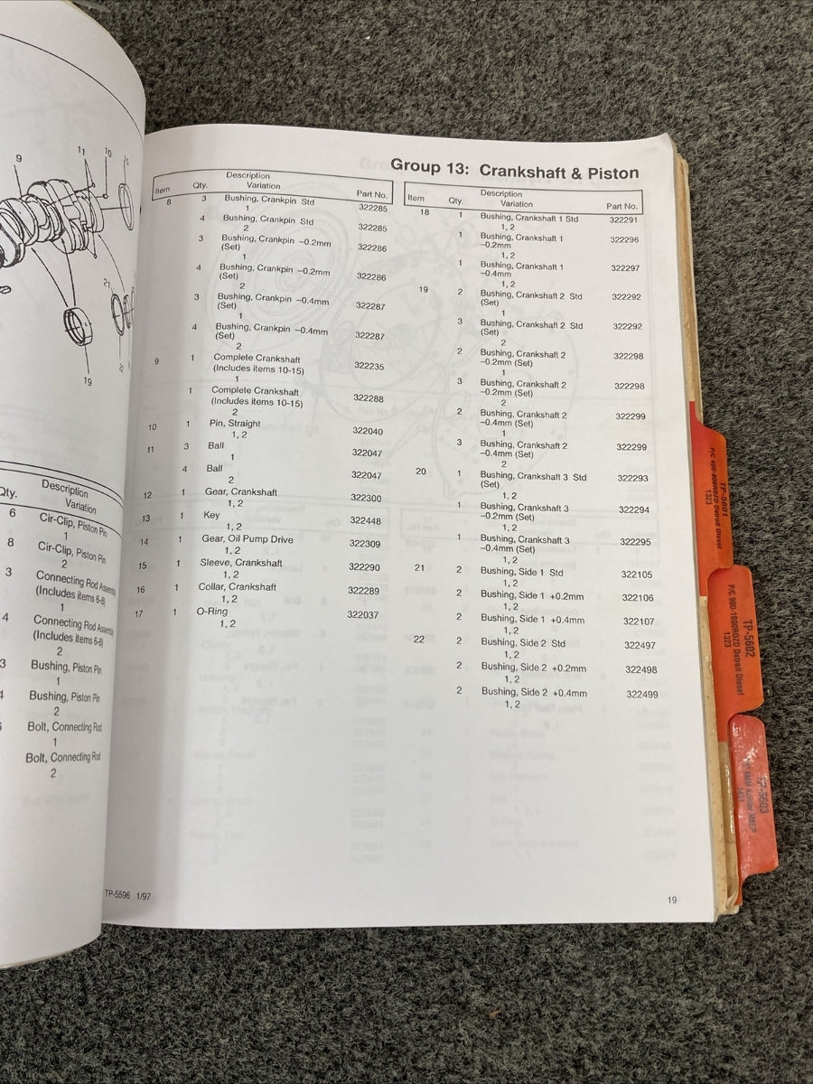 KOHLER GENERATORS MARINE/RV/MOBILE/INDUSTL SERVICE PARTS/PARTS LISTING MANUALS