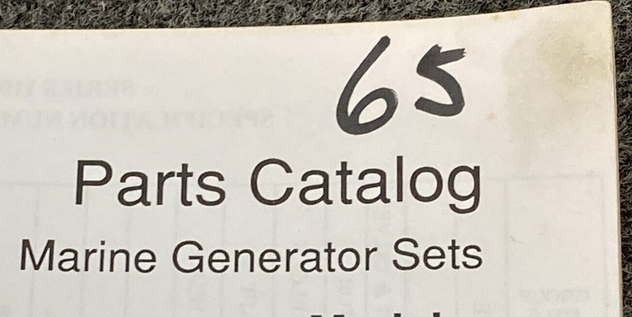 QTY 4 KOHLER GENERATORS SETS SERVICE PARTS/PARTS CATALOGS