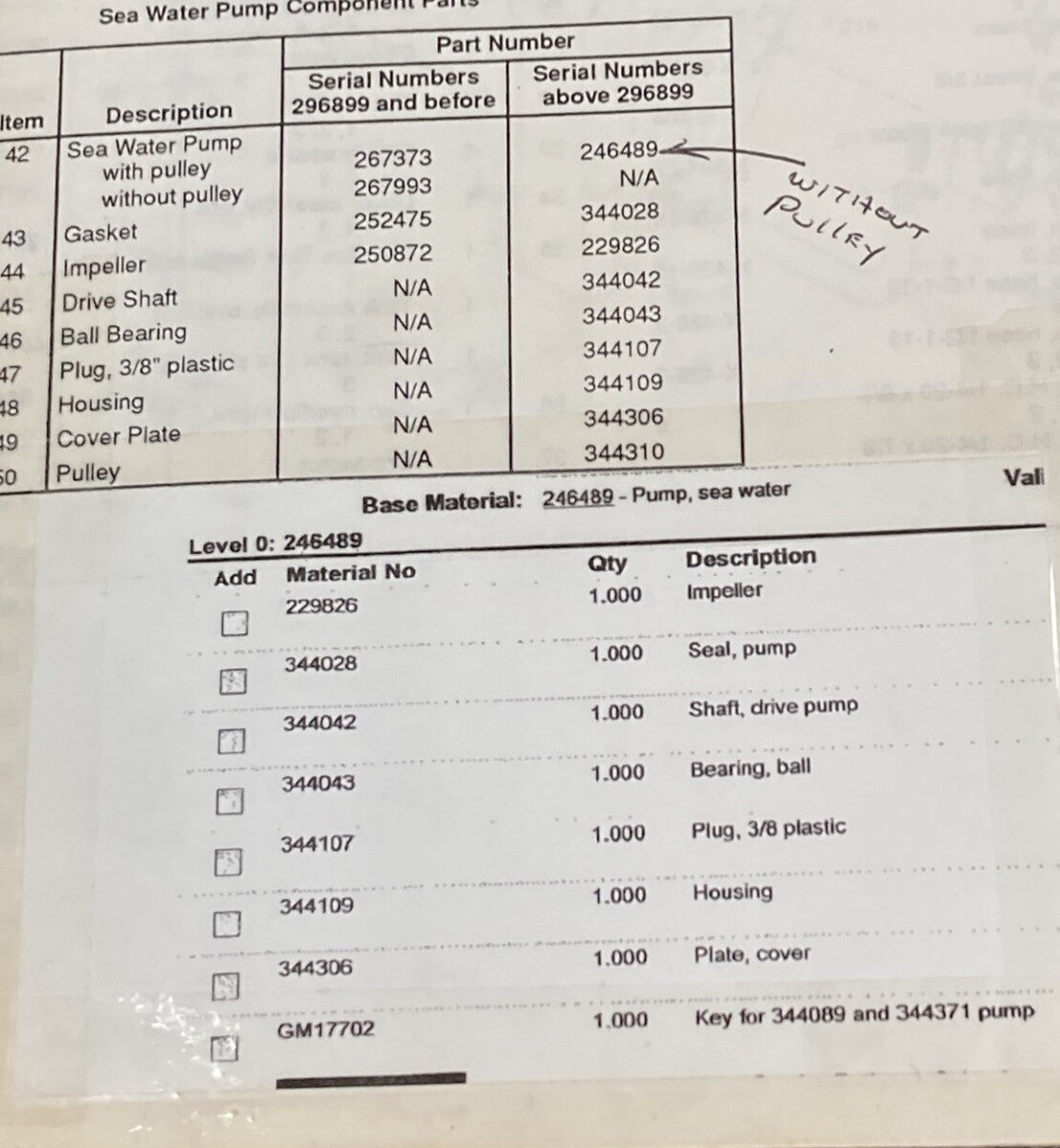 QTY 4 KOHLER GENERATORS SETS SERVICE PARTS/PARTS CATALOGS