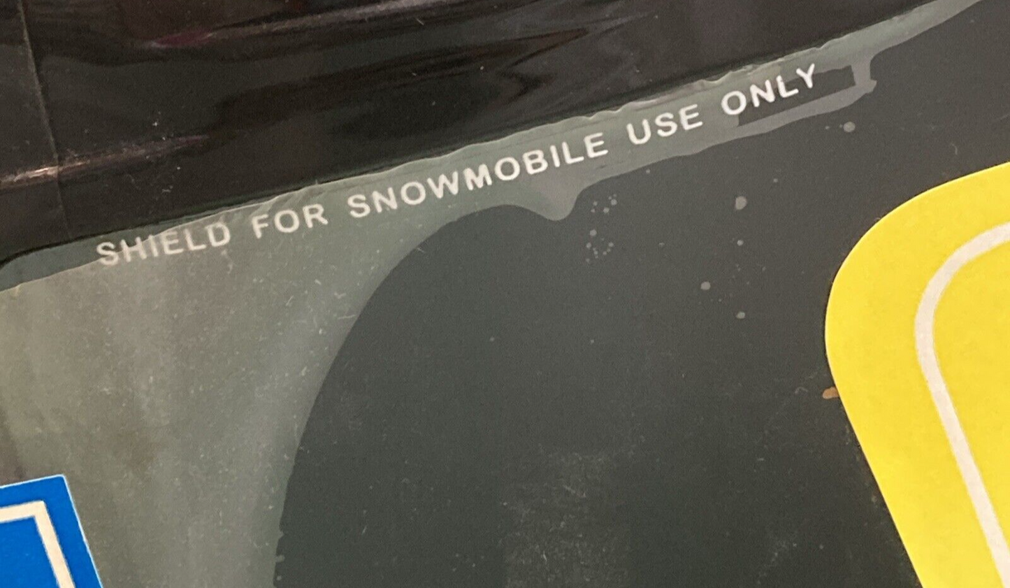 NEW HJC 1027166 SNOWMOBILE ANTIFOG DOUBLE LENS SHIELD BLACK