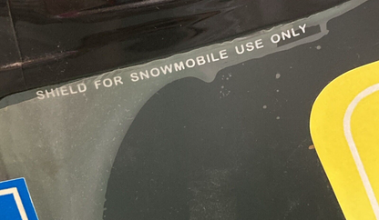 NEW HJC 1027166 SNOWMOBILE ANTIFOG DOUBLE LENS SHIELD BLACK