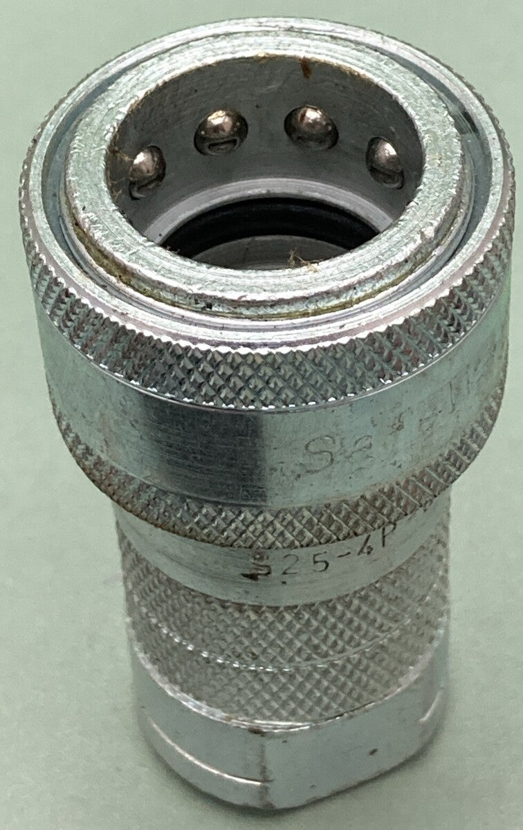 NEW SAFEWAY HYDRAULICS S25-4P-BSP 1/2" QUICK CONNECT FEMALE COUPLER