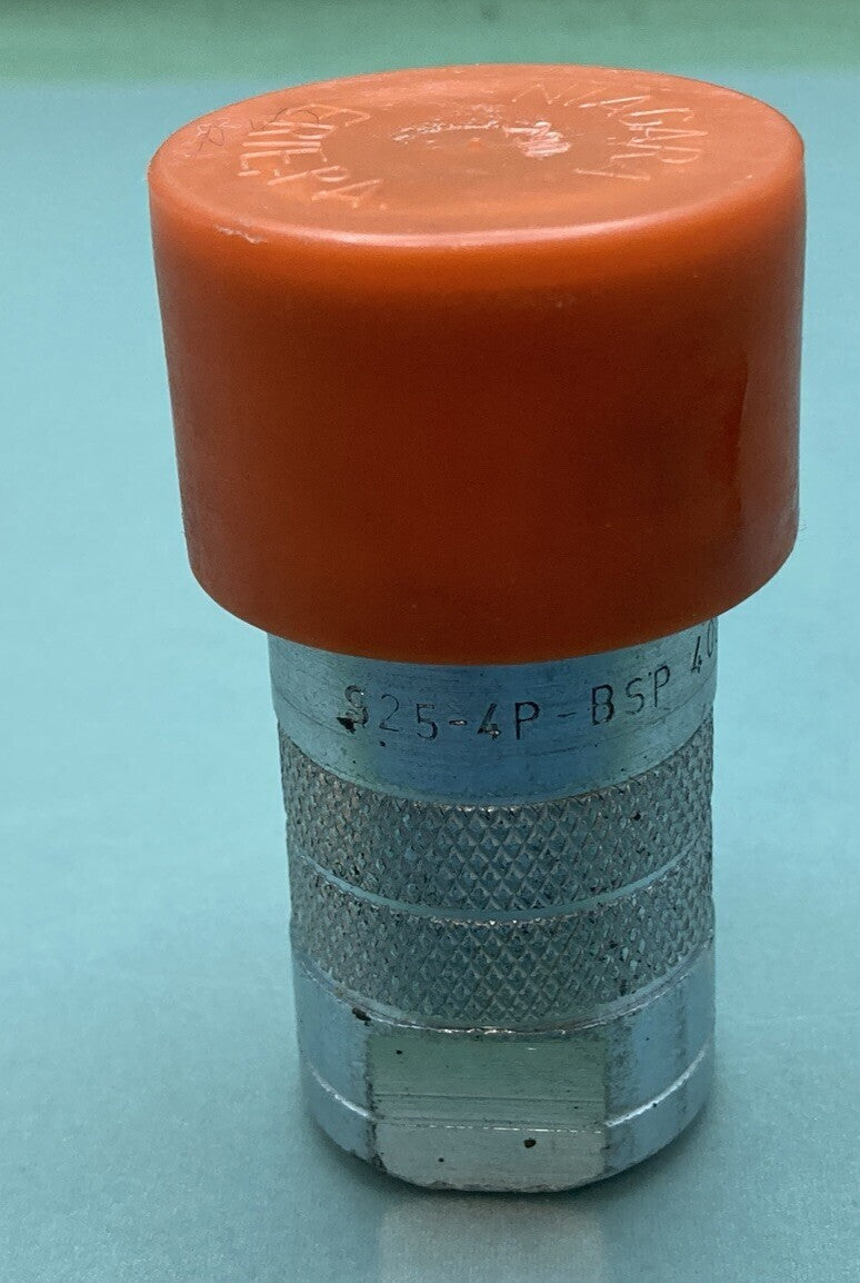NEW SAFEWAY HYDRAULICS S25-4P-BSP 1/2" QUICK CONNECT FEMALE COUPLER