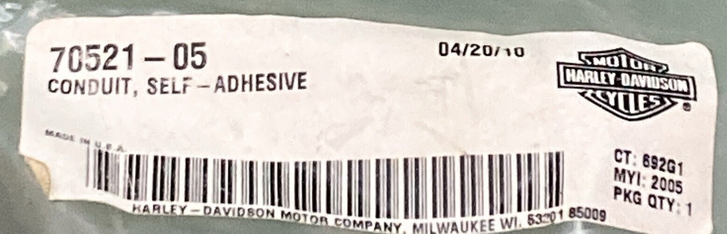 NEW GENUINE HARLEY DAVIDSON 70521-05 SELF ADHESIVE CONDUIT
