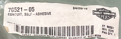 NEW GENUINE HARLEY DAVIDSON 70521-05 SELF ADHESIVE CONDUIT