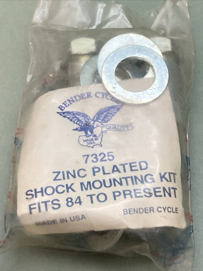 NEW GENUINE BENDER CYCLE DS-310146 7325 ZINC PLATED SHOCK MOUNTING KIT