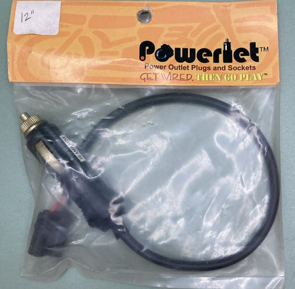 NEW Powerlet 12" DUAL FEMALE 10 AMP CHARGER PLUG
